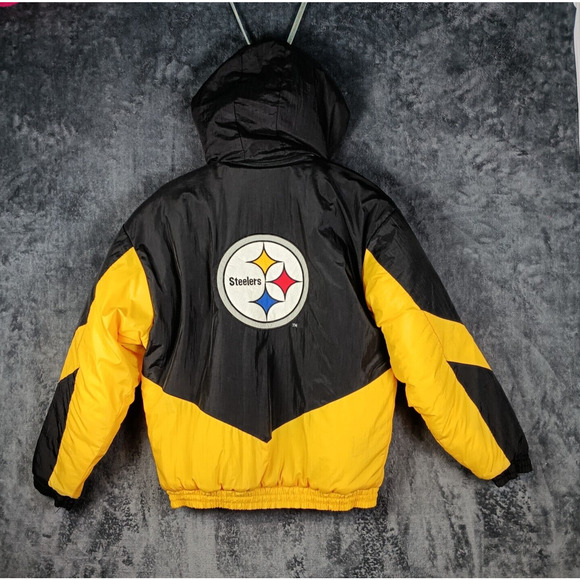 VTG Pittsburgh Steelers NFL Jacket BOYS Large - Picture 3 of 9